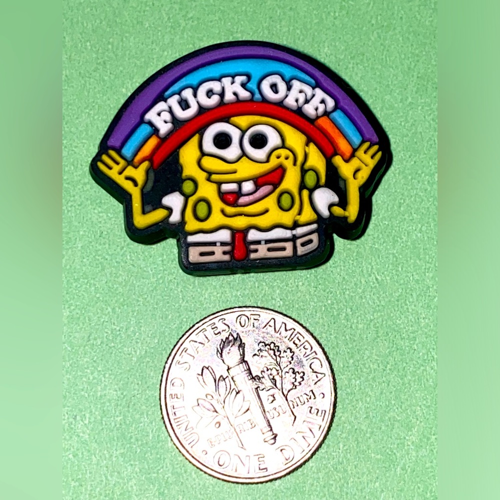 (10 for $15) SpongeBob SquarePants Cartoon Crocs Shoe Charms